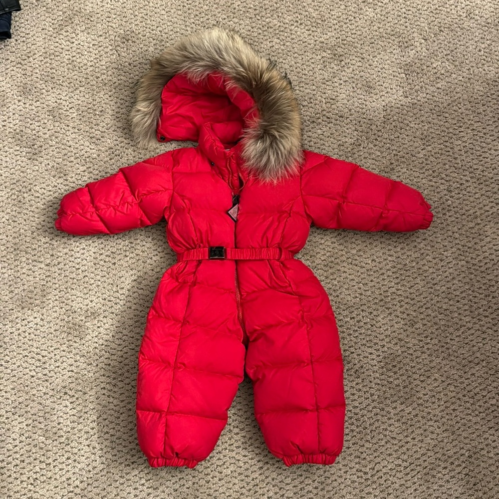 Moncler snowsuit 18/24 months